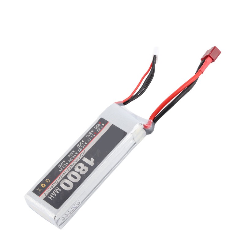 LiPo Battery Pack 11.1V 3S 1800mAh 25C Rechargeable LiPo Battery