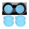 Osilly 4PCS Car Cup Holder Coaster, Silicone Non-Slip Vehicle Cup