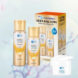 Hada Labo Olive Young Hada Labo Gokujyun Premium Lotion 170ml + Milk 140ml + Cream Main Product / 올리브영 하다라보 고쿠쥰 프리미엄 로션 170ml+밀크 140ml+크림 본품