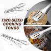 Kitchen Tongs for Cooking, Barbecue Cooking Tongs, 304 Stainless Steel