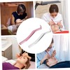 FOMIYES 2Pcs Stainless Steel Eyelash Applicator Tool Durable Lash Tweezers