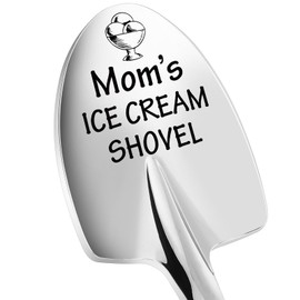 Mom's Ice Cream Spoon Gifts for Mom Christmas Gifts for Mom from Daughter Son, Funny Stocking Stuffers for Women Mom Birthday Gifts for Mom Engraved Spoon Shovel, Mothers Day for Mom, Presents for Mom