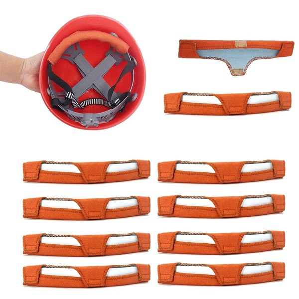 SHENKUAI 10Pcs Hard Hat Sweatband, Reusable Sweatband for Hard Hat