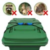 2 PCS Trash Can Lock, Bear Proof Trash Can, Lid
