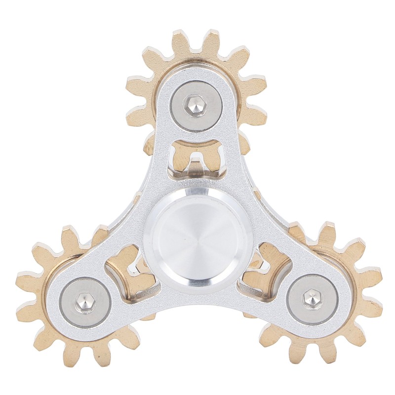 4 Gears Fidget Bearing Toy Stress Reducer Anxiety Game Brass