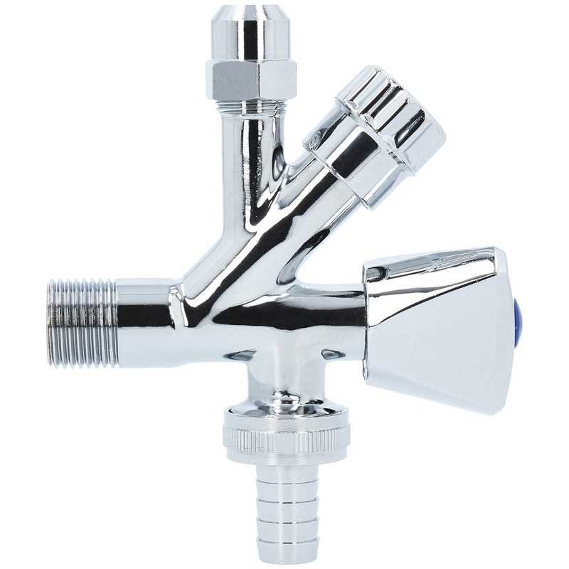Combination Angle Valve for Dishwasher DN15 1/2 Inch Chrome Tap