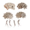 Wooden Pendants Unique Hand Made DIY Artworks Handicrafts Wood Chips