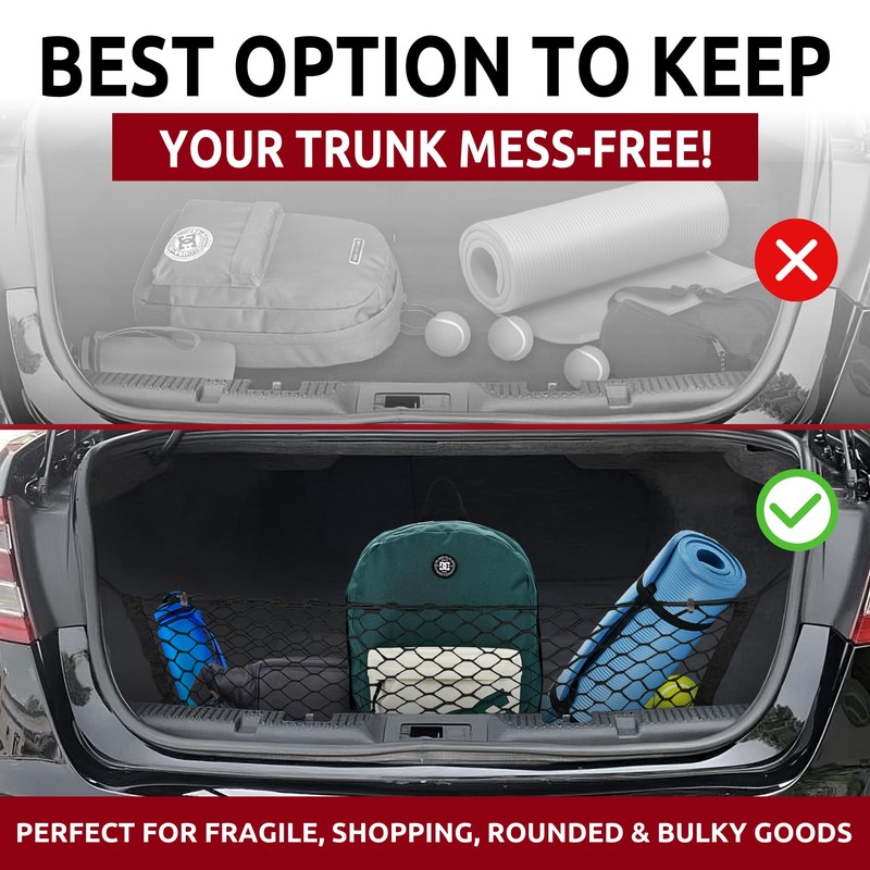 Envelope Trunk Cargo Net for Ford Taurus 2007-2015 New