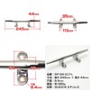 クリート(ステンレス製) 船・ボート・ヨット・ジェットスキーの停泊 係留 シーアンカーやロープの固定に (252mm(L)1個)