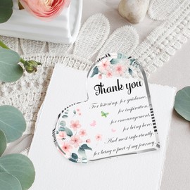 Inspirational Gifts Acrylic Nurse Teacher Employee Volunteer Appreciation Gifts Thank You Gift for Teacher Nurse Sister Friend Appreciation Gift for Coworkers