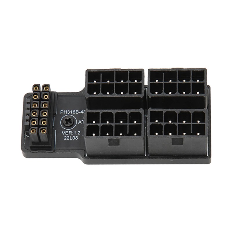 ATX 4 8P Up Angled Adapter 32P To 16P 600W