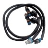 Unbranded 2x Fuel Injectors w/ Harness Fits Polaris Ranger 800