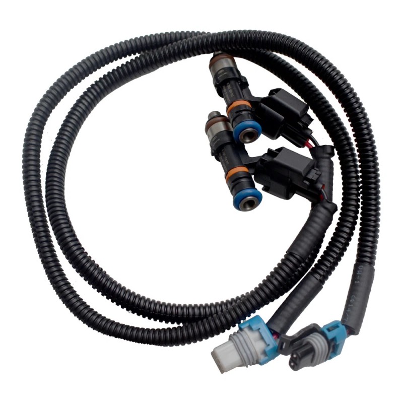 Unbranded 2x Fuel Injectors w/ Harness Fits Polaris Ranger 800