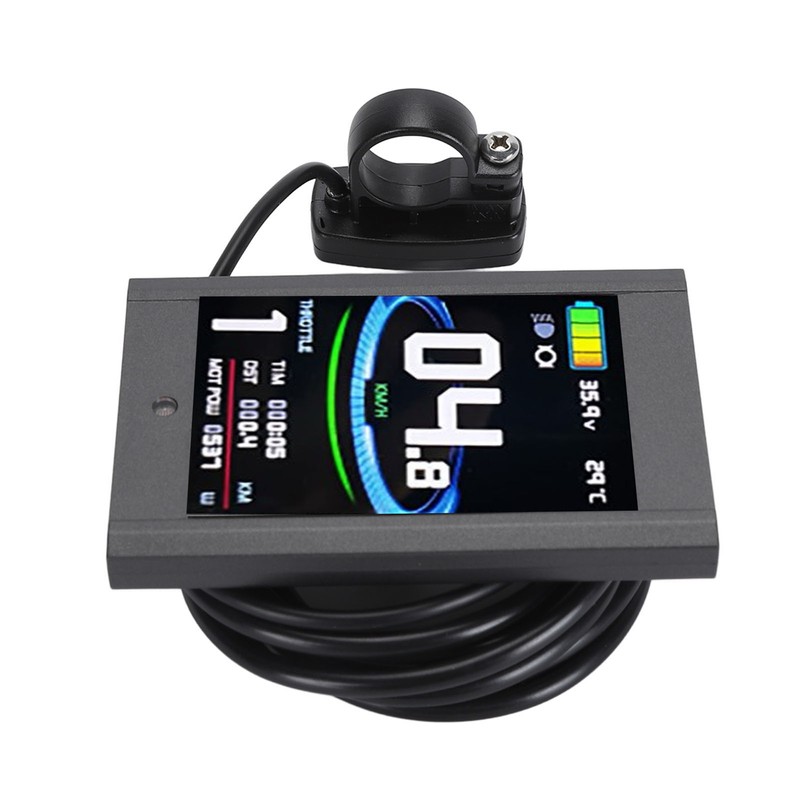 Bike Display Panel Waterproof Colorful Portable 5 Pins 24V 36V