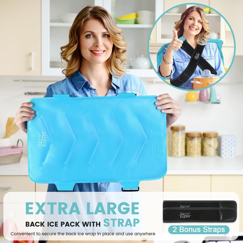 Relief Expert Extra Back Large Ice Pack (13”x21”) - Reusable