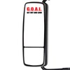 Goal 4" x 2" Mirror Stickers for Semi Trucks, Cars,