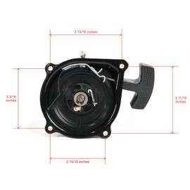 The ROP Shop Pull Start Recoil Starter for Suzuki 18200-04412, 1820004412 ATV Rope Assembly