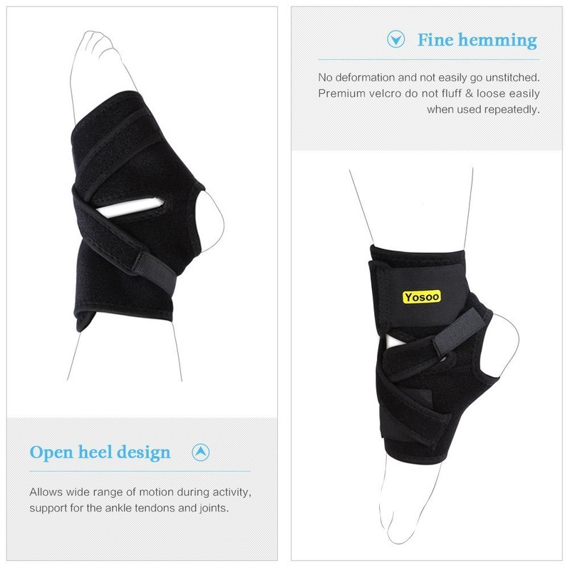 Yosoo Ankle Brace - Breathable Neoprene Adjustable Compression Ankle Support