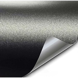 VViViD - Rollo de cinta adhesiva de vinilo metálico mate para liberación de aire, color negro (1 pulgada x 20 pies)