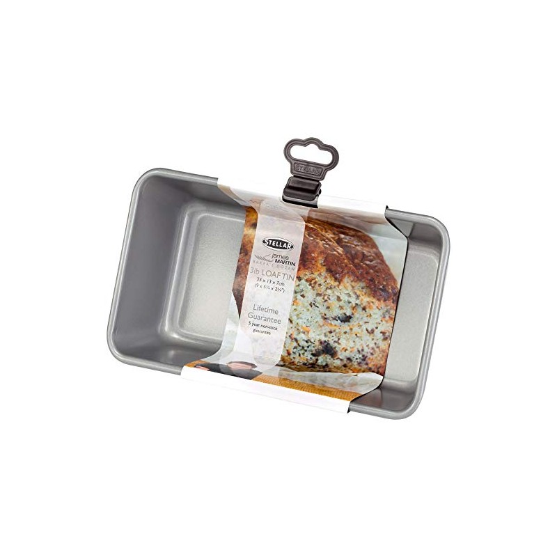 Stellar James Martin SJM58 Large 2Lb Non-Stick Loaf Tin, High