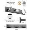 VOLISUN 5CCT Bathroom Light Fixtures Over Mirror, Dimmable, 360°Rotatable Head,