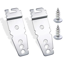 2 Pack Dishwasher Mounting Bracket, Undercounter Dishwasher Bracket, Dishwasher Clips, with Screws Compatible with Whirlpool Kenmore KitchenAid Maytag Dishwasher, Replace 8269145 WP8269145 WP8269145VP