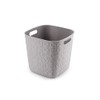 CURVER Softex 15 Litre Storage Basket - Elegant Design -