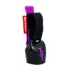 swisstrailbell® Mexico Edition Deep Black: PurpleBike, Purple Band, Bicycle Bell,