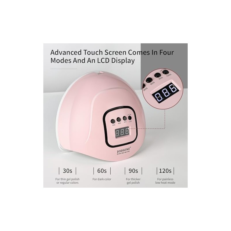 JODSONE U V LED Nail Lamp, Nail Dryer for Gel