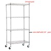Caster Wheels,Casters,Wire Shelving Wheels Replacement Wire Shelf Casters,Storage Metal Shelf