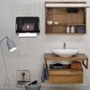TOBEFORT Touchless Paper Towel Dispenser Wall Mount, No Drilling Waterproof/Dustproof
