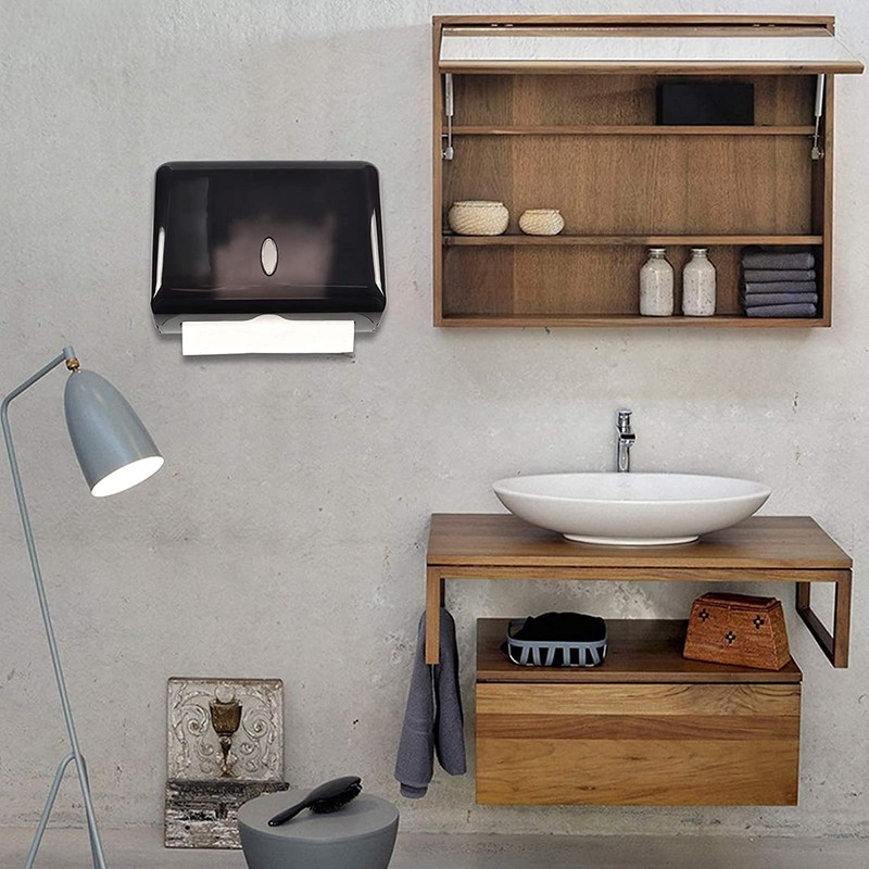 TOBEFORT Touchless Paper Towel Dispenser Wall Mount, No Drilling Waterproof/Dustproof
