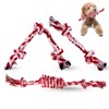 Cdyzqikm Puppy 3 Pack Cotton Knot Rope Toys for Small