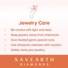 SAVEARTH DIAMONDS Bezel MiligraSet Solitaire Style, 0.50 Carat (ctw) Lab