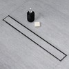 SaniteModar Linear Shower Drain, Linear Drain 24 inch Invisible 2