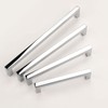 NIZADO 5 Pack Polished Chrome Cabinet Handles, Solid 3 3/4