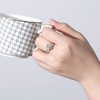 Rose Cremation Urn Ring: 925 Sterling Silver Cremation Keepsake Ring