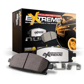 Power Stop Front Z36-2413 Carbon-Fiber Ceramic Brake Pads Z36 Truck and Tow For INFINITI QX60 2022, Nissan Pathfinder 2022 [Model Specific]
