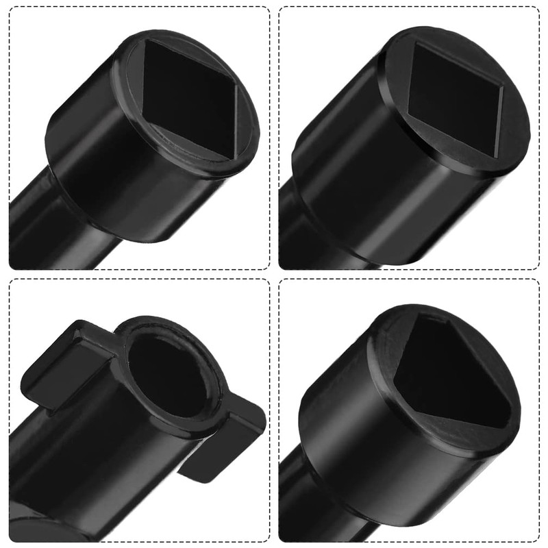 YTBUBOR Utility Key 2 Pack Black Electric Keys Cabinet 4-Way