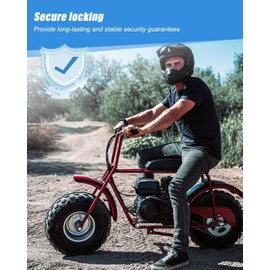 Vaticas 12mm 270mm Rear Axle and 225mm Front Wheel Axle Nut Bolt Fit for Coleman CT100U Mini Bike 97cc 100cc 2.5 3.0HP Powersports, Rear Wheel Bearing Kit