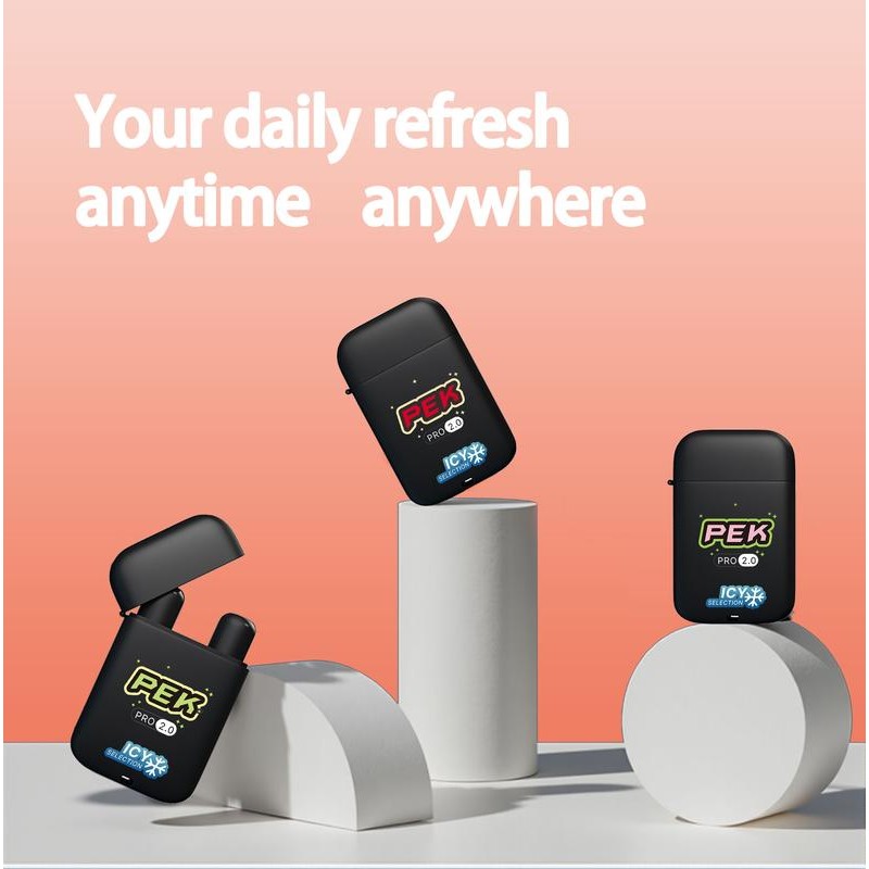 Pek Pro 2.0 Nasal Stick Inhaler, FreshVibe, Natural Essential Oil