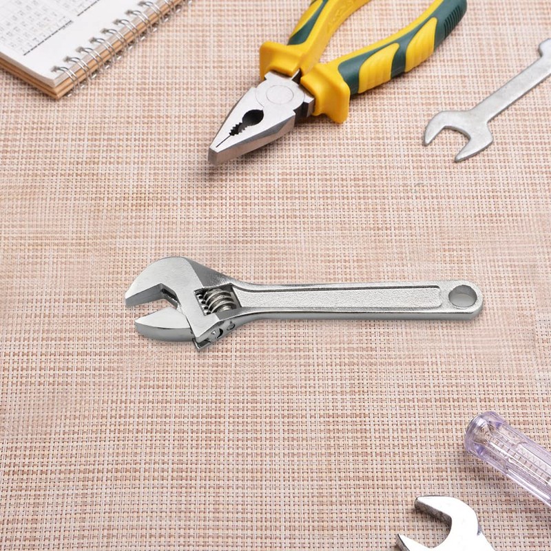 ZoZoMaiy 4 inch/100 mm Mini Adjustable Spanner Portable Adjustable Wrench