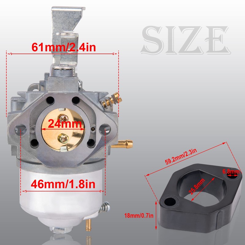 715670 Carburetor Compatible with Briggs and Stratton 185432-0271-E1 Engine, Replace