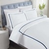 Superior Embroidered Cotton Duvet Cover Set, Soft Bedding Covers, 1