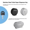 KLIVYA Paper Towel Dispenser Key,Stainless Steel Toilet Paper Dispenser Key