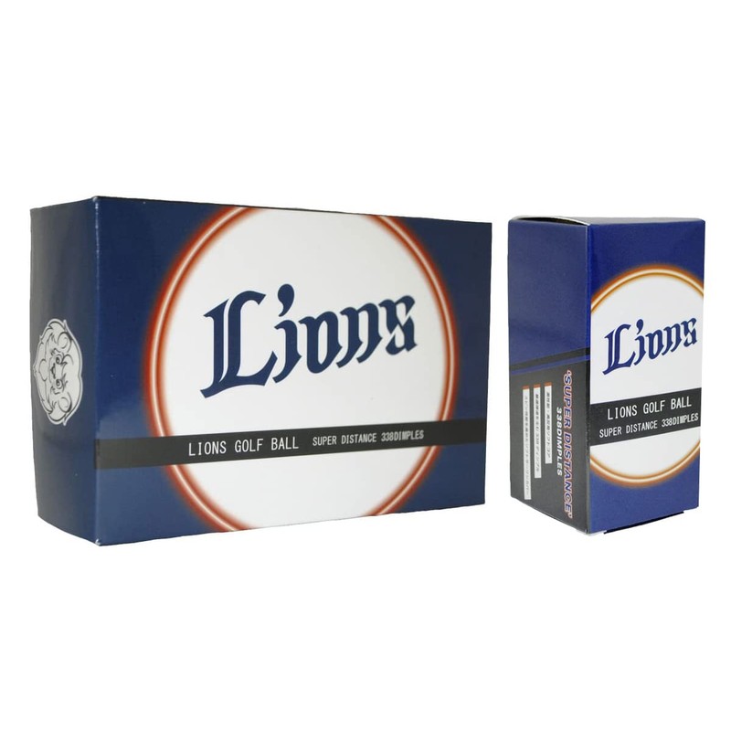 LEZAX SLBA-3758 Saitama Seibu Lions Golf Balls, Set of 6,