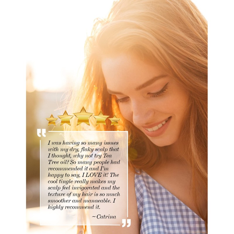 Ethereal Nature Hair Oil clear, blend, Tea Tree, 2.5 Fl