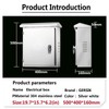GERSIK 304 Outdoor Stainless Steel Electrical Box Enclosure, IP67 Waterproof