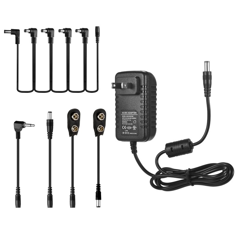 Caline CP-07A Guitar Effects Power Supply Adapter DC 9V 1A