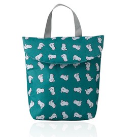 EBHO 19 x 26 cm Wet Bag Wet Bag Nursery Wetbag Cloth Nappies Wet Bag Cloth Nappies Washable Organiser Bag, blue